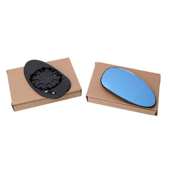 

Set Side mirror Automotive For BMW E82 E90 E91 E92 E46 Blue Heated Electric Wing Replacement