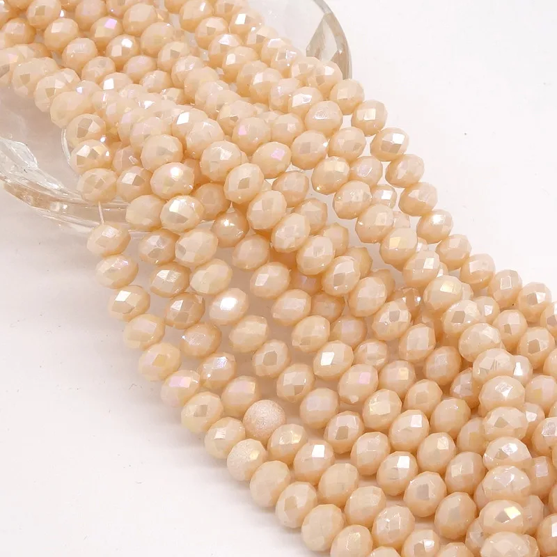 TTBEADS сверкающие AB 80 шт Круглые бусины cuentas de cristal facetadas para hacer joyas 8 мм - Цвет: 3