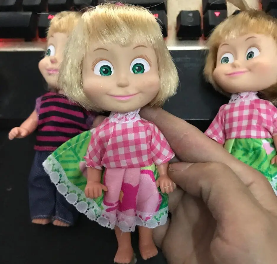 5 шт. милая девочка кукла игрушка с одеждой девочка DIY туалетный детский Макияж DIY игрушка Дети подарки на день рождения Рождественские сувениры