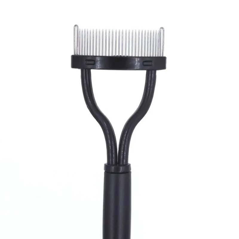 Eyelash Curler Portable Metal Eyelash Brush Comb