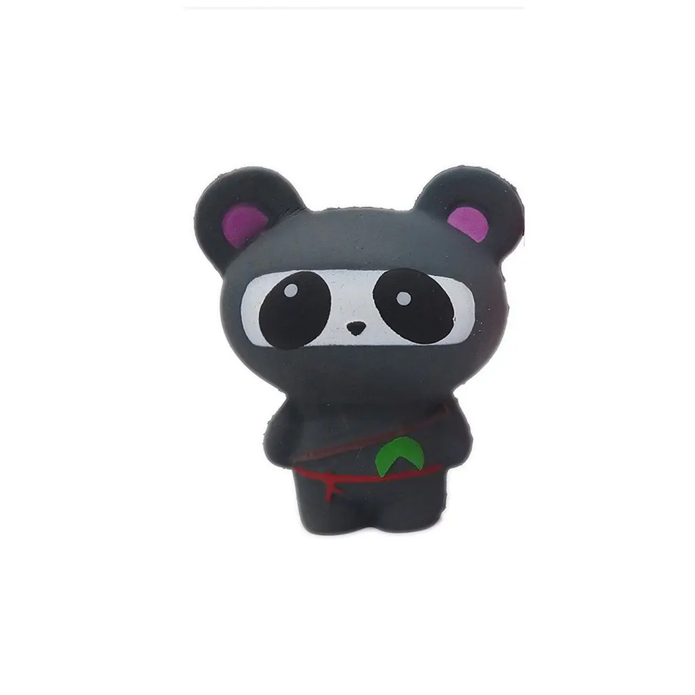 Животное Jumbo 13 см Kawaii Ninja мягкое панда/медведь/лиса хлеб мягкий медленно поднимающийся Забавный малыш игрушка сладкий Шарм мультфильм