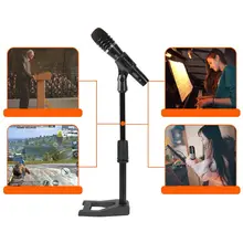 Складной держатель для караоке KTV микрофона подставка для ноутбука Настольный кронштейн для поддержки микрофона