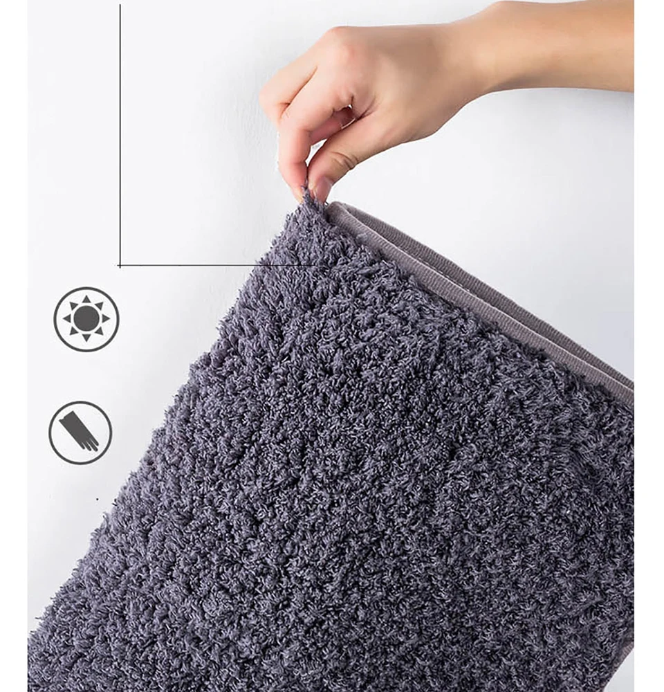 40 60cm Coral Fleece For Bathroom Rug Kit Toilet Bath Non Slip Mats Floor Carpet Set Mattress For Bedroom Living Room Tools Mat Aliexpress