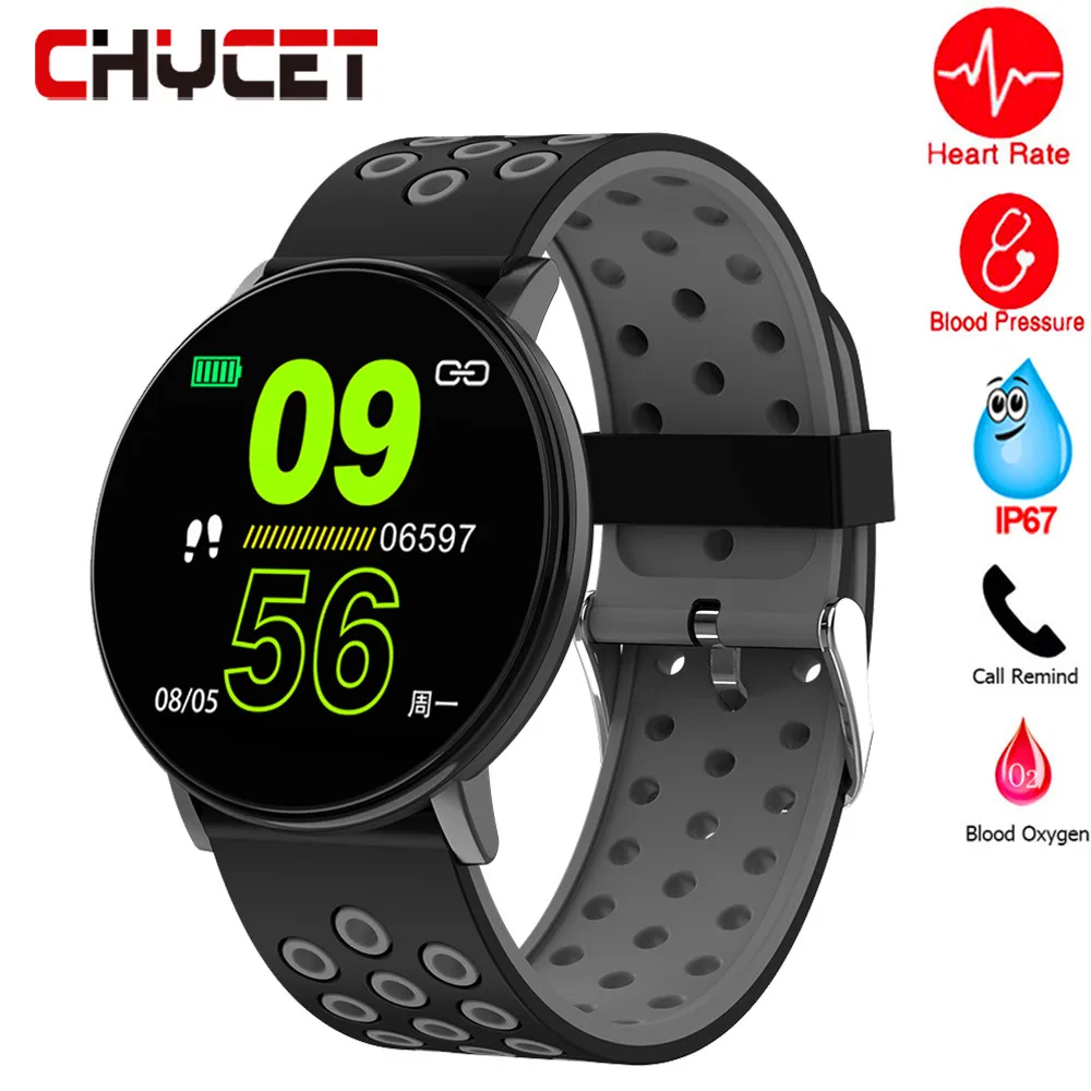  Smart Watch Men Blood Pressure Smart Clock Round Waterproof Smartwatch Women Sport Health Bracelet  - 4000352000099