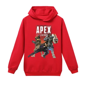 

Spring and autumn new children's cartoon apex legends JOJO siwa Venom cotton boys and girls long-sleeved T-shirt hoodie clothing