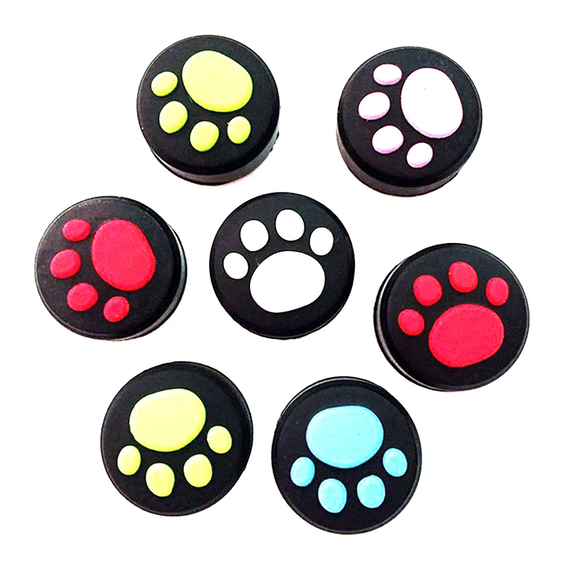 2pcs Silicone Analog Thumb Sticks Grips Cover Protective for NS/NX Switch Joy-Con Stick Caps Skin