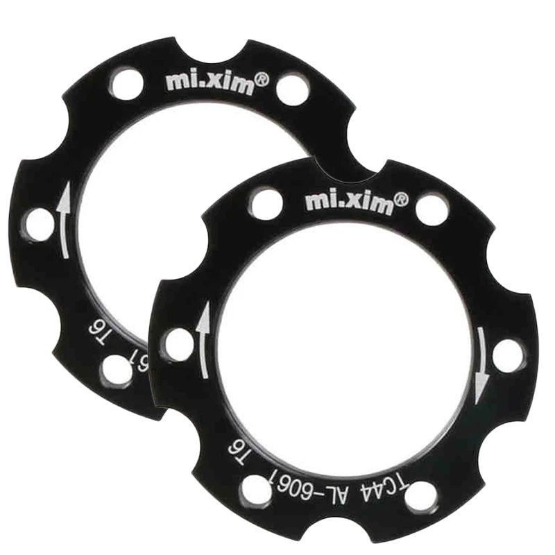 2 шт. алюминиевый сплав MTB дисковый тормоз горного велосипеда ротор фланец адаптер 44 мм расстояние отверстия дюйма плюс резьба Аксессуары для велосипеда