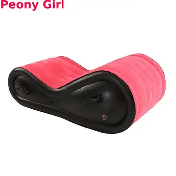 2021 New Modern Inflatable Air Sofa For Adult Couple Love Game Chair With 4 Handcuffs Beach Garden Outdoor Furniture Foldable 5