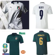 19 20 Новые итальянские футбольные майки INSIGNE IMMOBILE евро JORGINHO BELOTTI TOTTI Италия футбольные майки