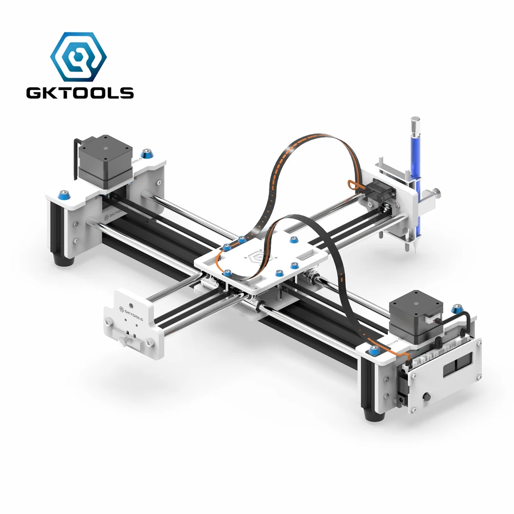 Чертежная машина Новое обновление GKDraw X3 DIY акрил Corexy XY Drawbot GRBL плоттер Комплект Надписи робот ЧПУ