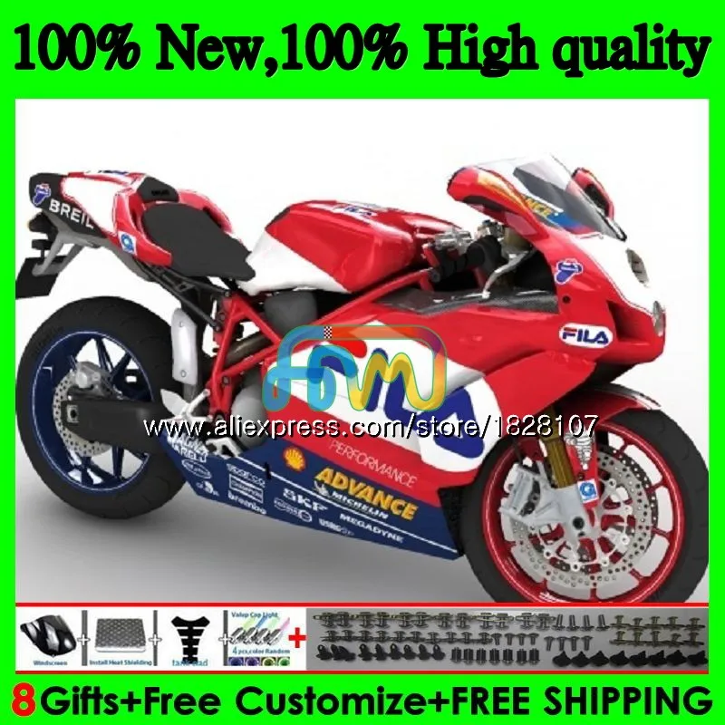 OEM Корпус для DUCATI 749R 999R 749S 999 S 749 999 05 06 Кузов 79BS. 84 749-999 CC 749 999 S R 2005 2006 Красный Синий ГОРЯЧИЙ обтекатель комплект