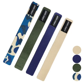 탄성 고무 스트랩이 있는 탄성 낚싯대 스트랩, 강력하고 내구성이 뛰어난 25x3cm, 재사용 가능한 매직 하, 업그레이드 버전, 2 개/팩