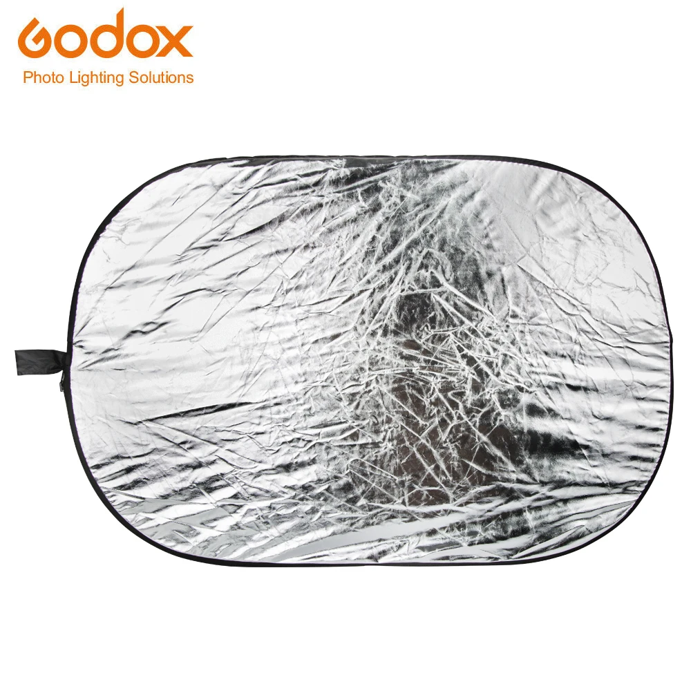 Godox 100*150 см 2 в 1 портативный складной овальный отражатель для фотосъемки студии