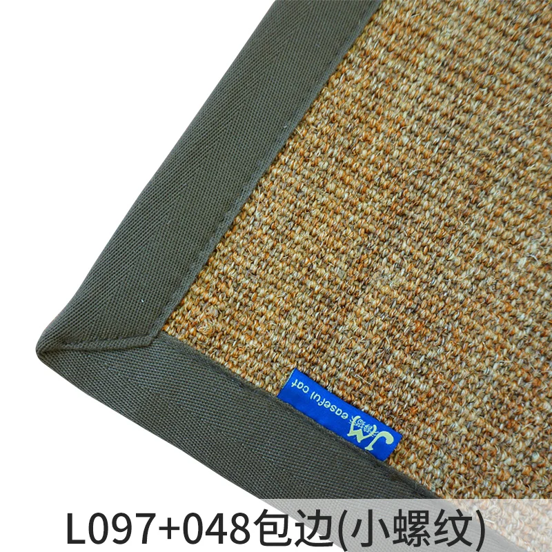 Настраиваемые полосы трава ткачество американский стиль прямоугольник гостиной диван журнальный столик чистый натуральный ковёр из сизаля ковер