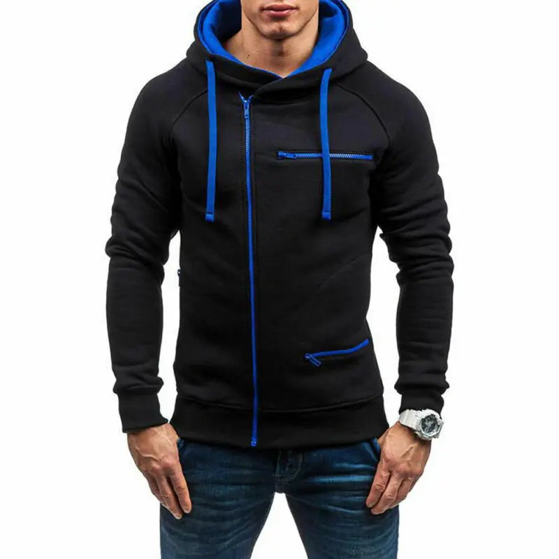 Warm hoodie for men mens clothing jackets & hoodies