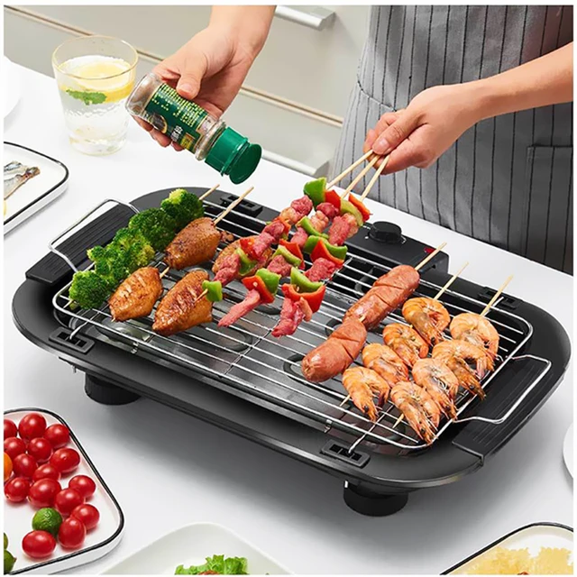 ZK30 Stovetop Korean BBQ Grill Pan Barbecue Tools Non-stick Smokeless Barbecue  Grill Pan for Indoor Outdoor Camping - AliExpress