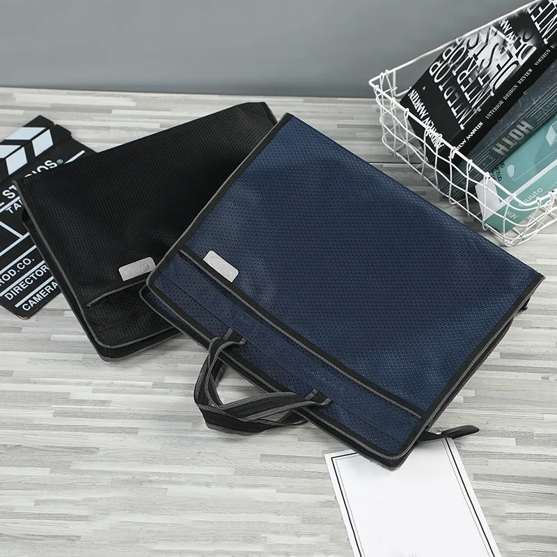 

Hot Sales Waterproof Oxford Cloth Business Casual Briefcase Multilayer Hand Large-Volume Multi-functional Briefbag