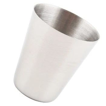 

35ml Household Stainless Steel Cup Unbreakable Stackable Outdoor Mug Cups Cups Camping Hiking Portable Coffee Drinking Juic R5E6