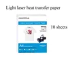 The best selling A4 dark light color laser toner printer thermal transfer paper pure cotton T-shirt fabric ► Photo 3/3