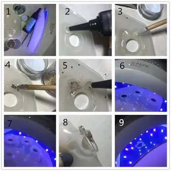 

100ml UV Resin Hard Crystal Clear Glue Ultraviolet Curing Epoxy Resin Jewelry