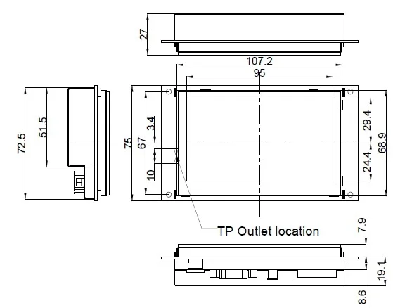 MT4043R MT4043ER 4," TFT 480*272 HMI панель экрана MT4043R MT4043ER