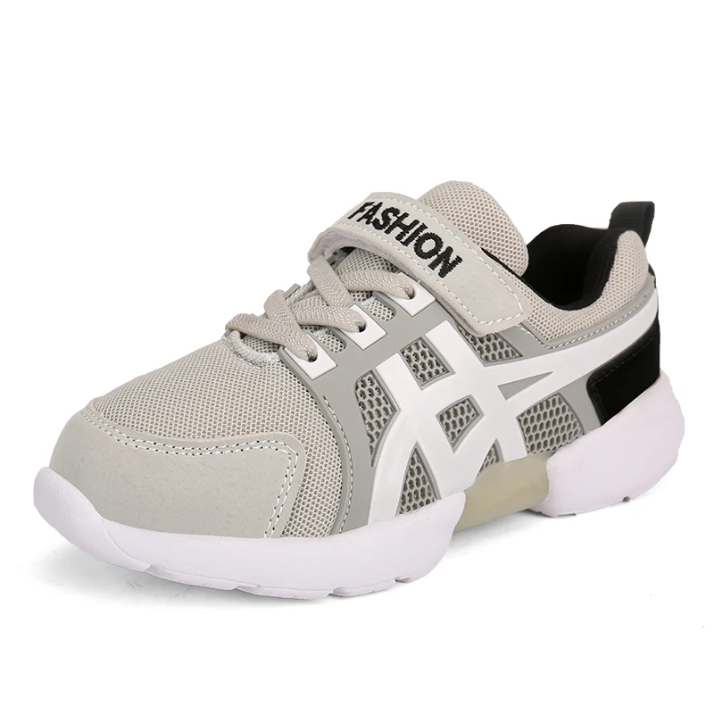 Fashion Bright Solid USB Led Light Up Kid Shoes Breathable Hook&Loop Children Charging Luminous Sneakers For Girl And Boy 22-30