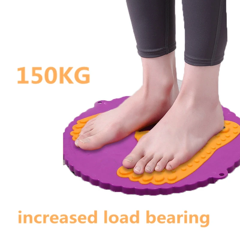Disque Twister Torsion De Taille Double Base - Capacité 150 Kg - Espacement Réglable 55-75 Cm - Avec Minuterie Et Bandes De Résistance