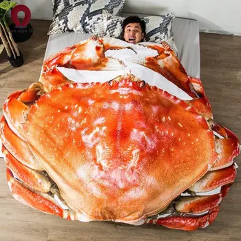 

Crab cartoon air conditioning quilt 3D double summer and summer thin quilt children single student kindergarten summer