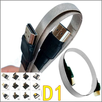 

0.1M Anti-static FPV Cable Micro HDMI Male to Mini /Micro HDMI FPC Flat Cable Anti-interference Multicopter Aerial Photography