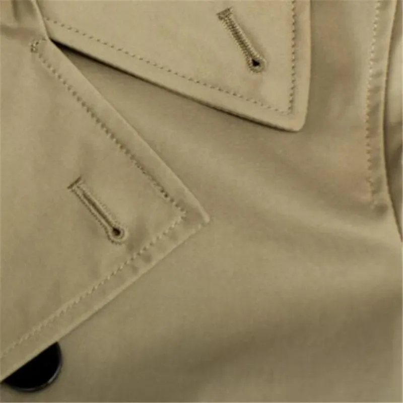 Man Wool Jacket Extra Long High Quality Formal Business Grey Single Breasted Button Male Trench Pockets Overcoat Men Woolen Coat