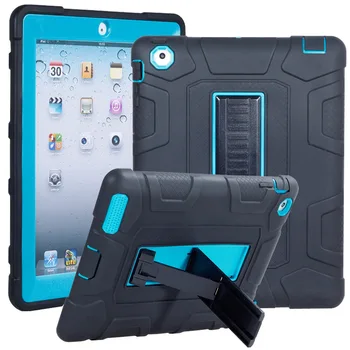 

The Application of IPad2/3 Shatter-resistant Silicone Cover Support Case A1458 A1395 Protective Case IPad4 Tablet Bag A13