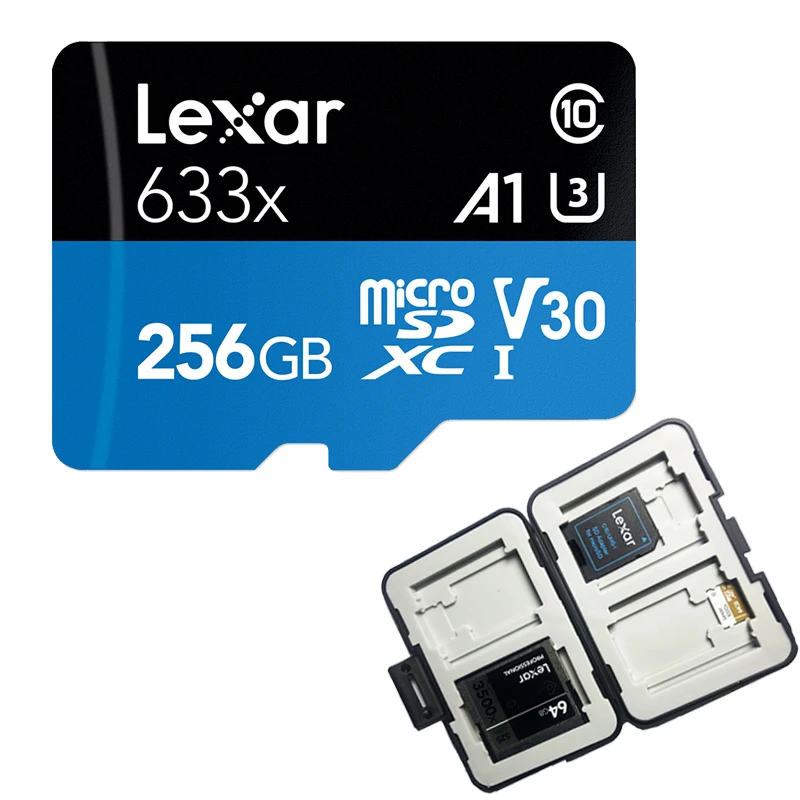 Lexar 633X новый оригинальный 95 МБ/с. Micro SD карта памяти 512 ГБ 128 256 устройство для чтения