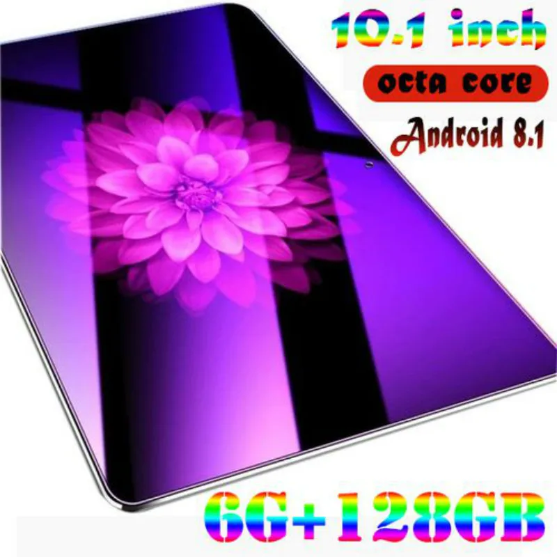 

2020 New Hot 10.1 inch 2.5 D Screen Tablet PC 4G LTE Octa Core 6GB RAM 128GB ROM Dual SIM Cards Android 8.0 GPS Tablet PC