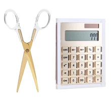 Акриловая Золотая канцелярская серия) ножницы 1) акриловый калькулятор солнечной энергии 1