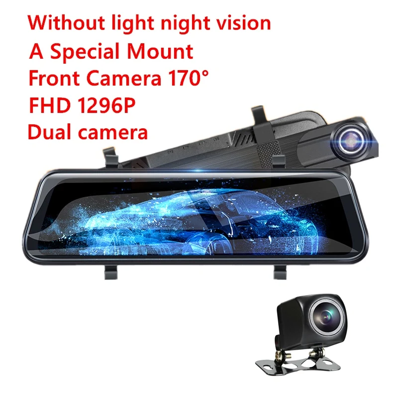 Odare Stream зеркало заднего вида Dvr видеорегистратор era avtoregistrator 1" ips сенсорный экран Full HD 1080P Автомобильный видеорегистратор ночное видение - Название цвета: Special Mount