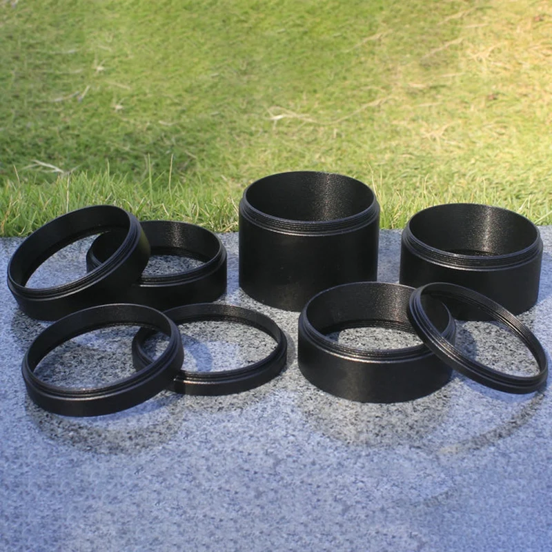M48X0.75 Focal Length Extension Tube Kit 3/5/7/10/12/15/20/30mm for Astronomical Telescope Photography T2 Extending Ring 6