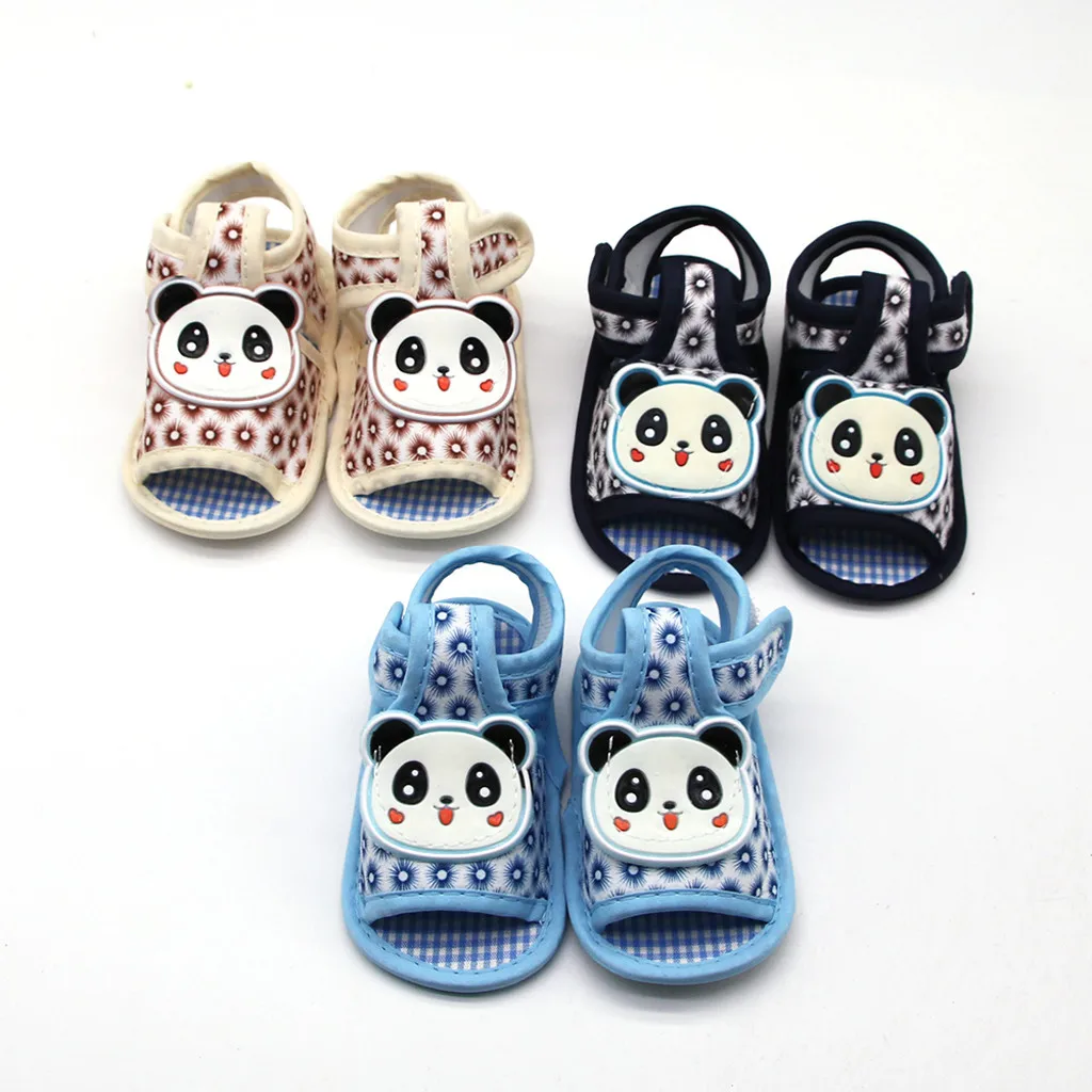 ARLONEET Baby Print Applique Toddler Shoes Buckle Single Comfortable Girl Boy Soft Sole Anti-slip |