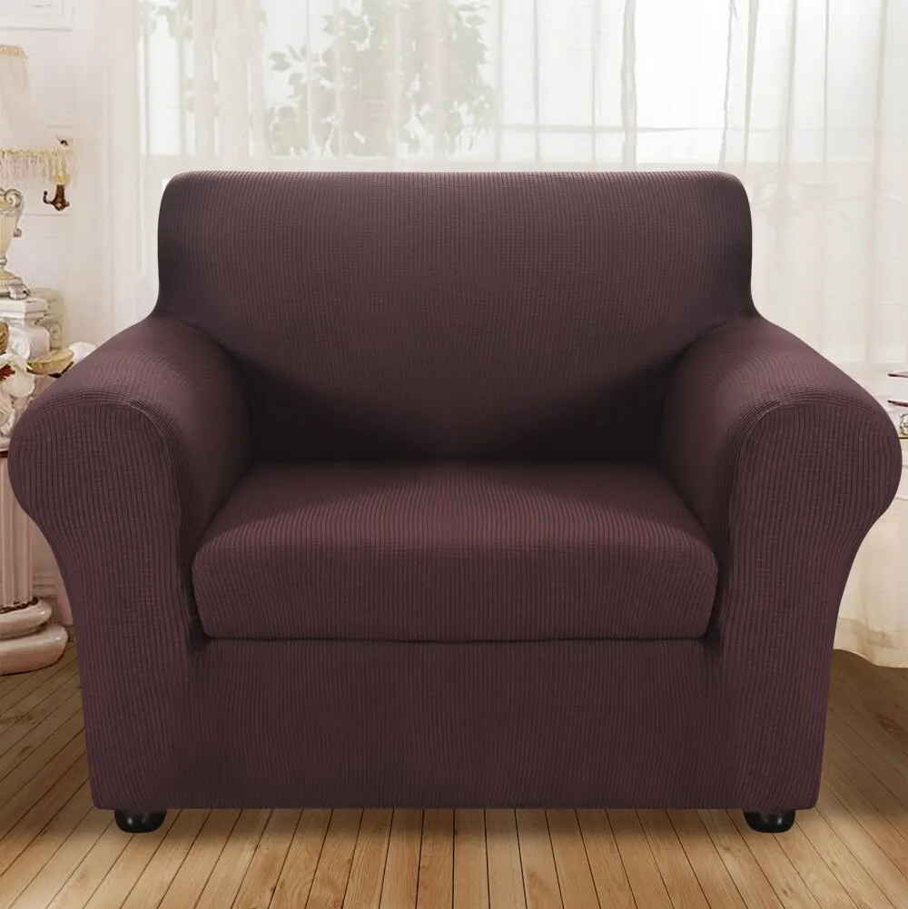 Жаккардовые эластичные чехлы для диванов, одноцветные эластичные секционные чехлы для диванов, угловые чехлы для мебели, кресла, домашний декор