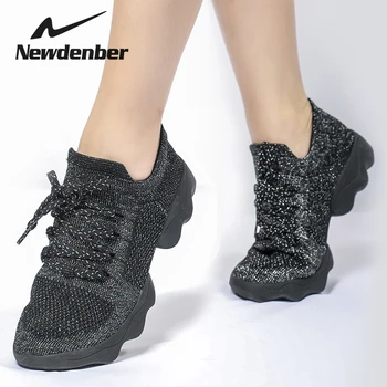 

Women Flat Shoes Mesh Breathable Knit Ladies Shining Colors Sneakers Soft Platform Slip On Loafers Vulcanized Shoes Female Walk