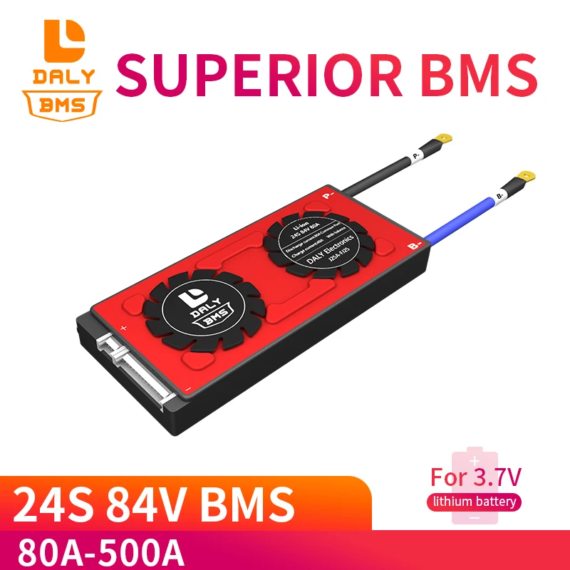 Защитная плата литий ионного аккумулятора 24S 84 в 80 А 12 6 18650 а BMS сбалансированная