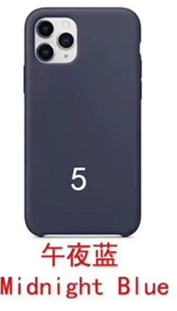 100 шт. чехол для iPhone 11 Pro Max, мягкий чехол из ТПУ, аксессуары, многослойный Чехол s, роскошный чехол DHL - Color: midnight blue