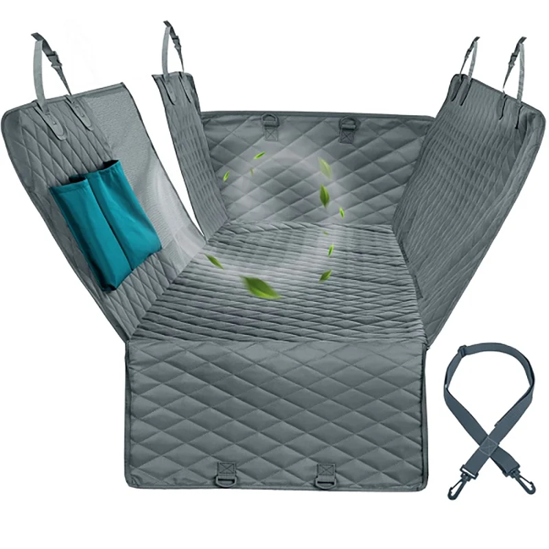 Dog Car Seat Cover Waterproof Dog Hammock Car Blanket Mats Case 2 In 1 For Rear Back Trunk Protector