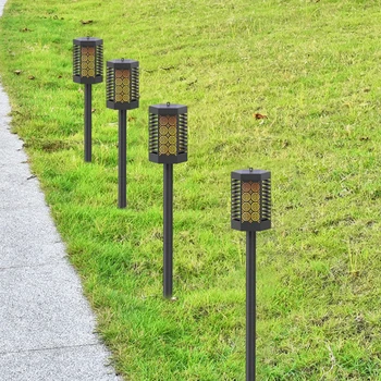 

Solar Bollard Light Led Solar Stick Lights Solar Flame Light Outdoor IP65 Waterproof LED Garden Torch Lamp for Yard Garden