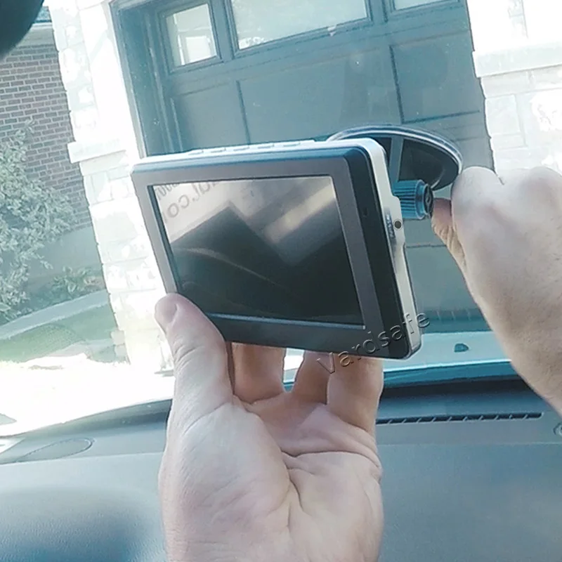 Suction Cup Rear View Monitor customer installation