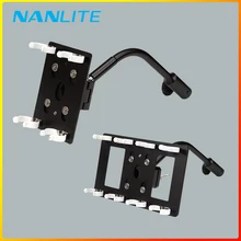 Support de support de support de lumière pour Nanlite Pavotube Double banque 15c 30c pince de tube de lumière pince col de cygne
