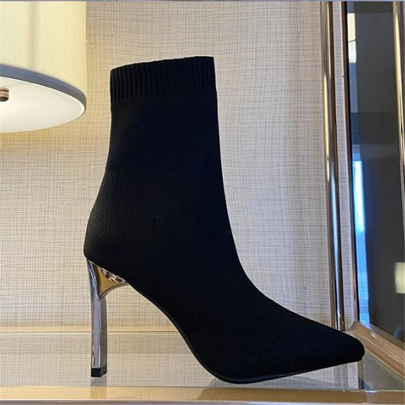 

Autumn Winter Boots Women 2020 PU Round Toe Mid-heel Plus Velvet Fashion Thick-heeled Ladies Martin Boots Bota Feminina