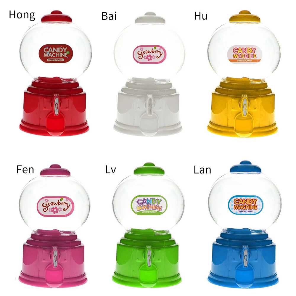 

Candy strong Dispenser Machine Children Gum Ball Snacks Storage Boxes For Kids Plastic Gifts