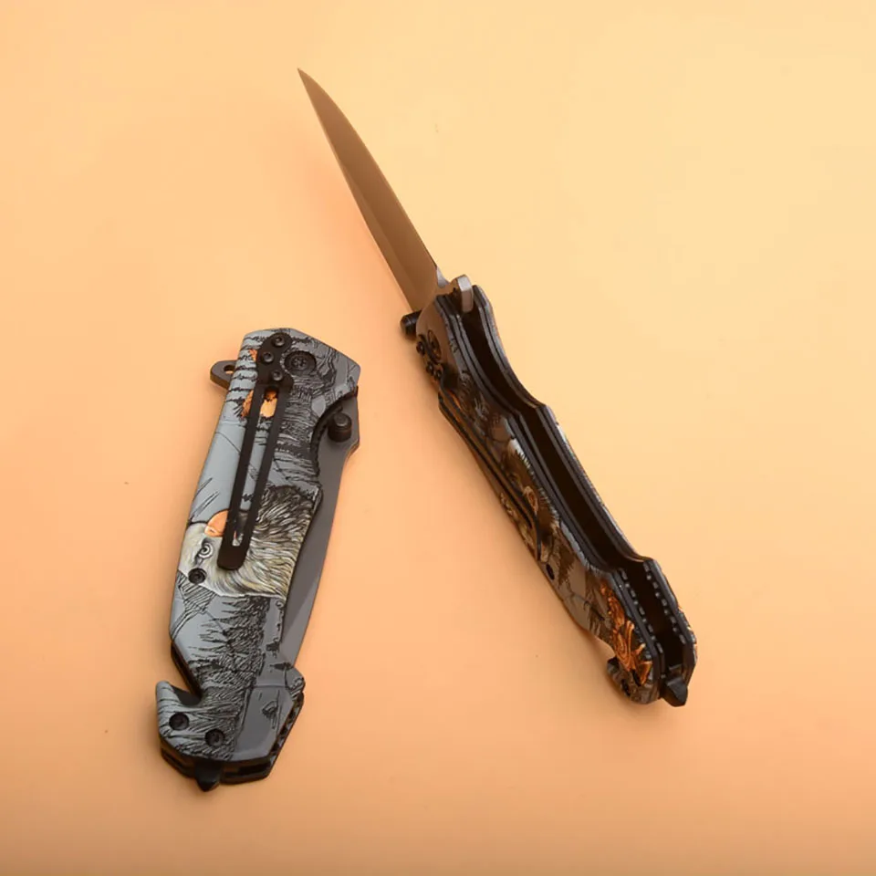 Топ FA18 полностью стальной складной нож с 3D ручкой 5CR13M лезвие карманный нож охотничьи ножи CS GO выживания EDC небольшой инструмент