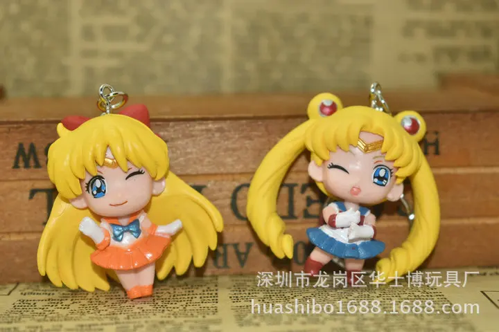 Anime Pretty Girl Warrior 6-Pretty Girl Eyes Keychain Garage Kit Model Gift