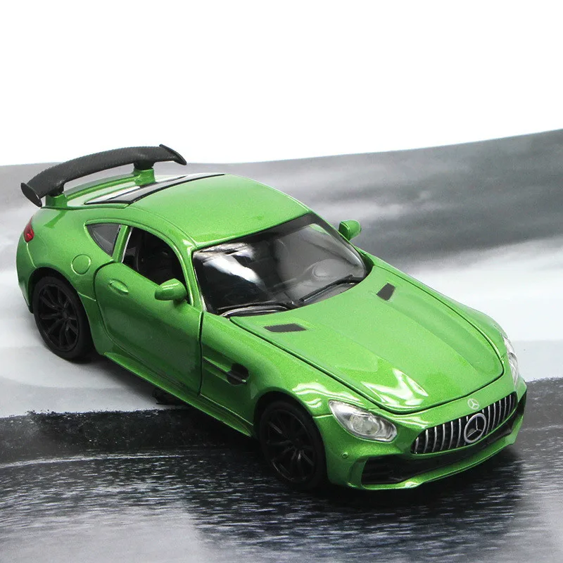 Модель спортивного автомобиля из сплава Mercedes Benzs GT, игрушечная машинка hotwheels, игрушки для детей, детские игрушки